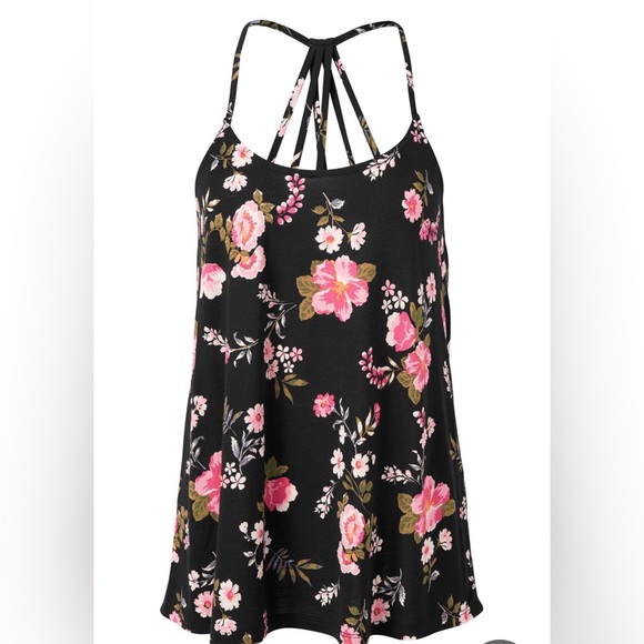 Lascana for Venus Floral Tank Top - Size M - Picture 1 of 6